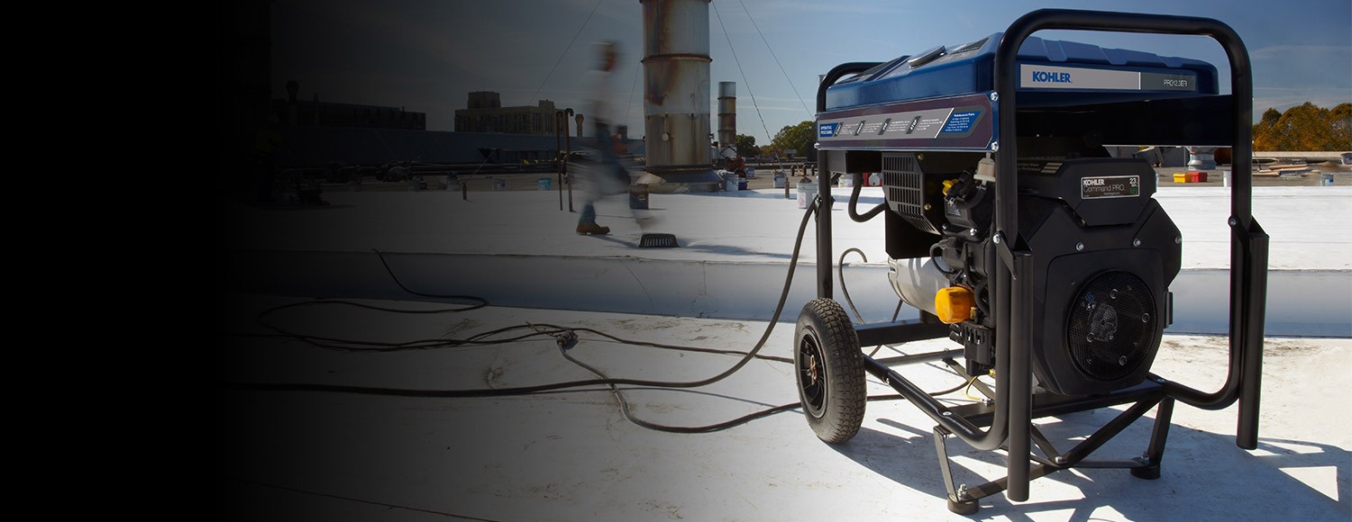 KOHLER Portable Generators | Why KOHLER Generators for Jobsites