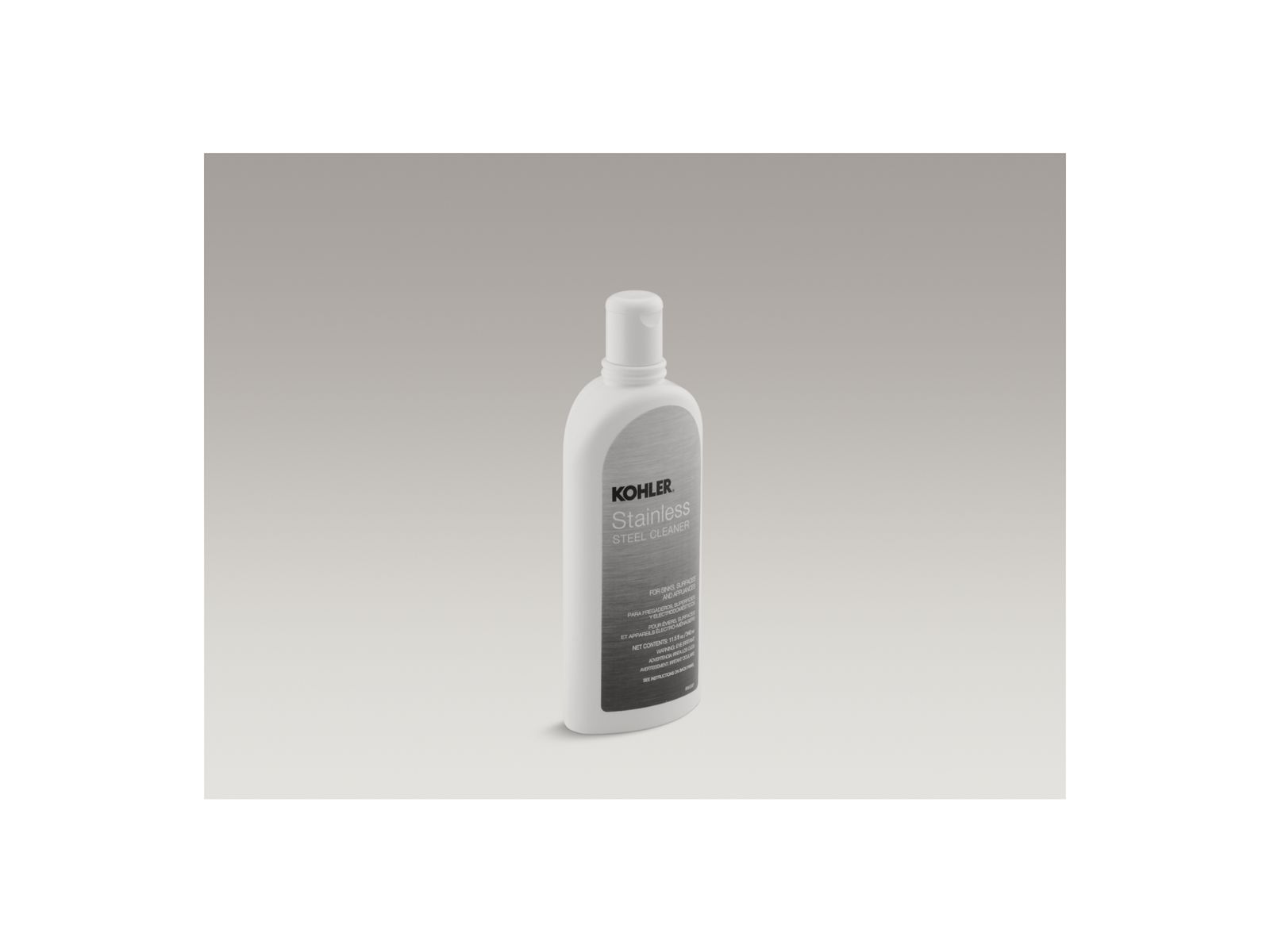 STAINLESS STEEL CLEANER;  11.5 OZ BOTTLE