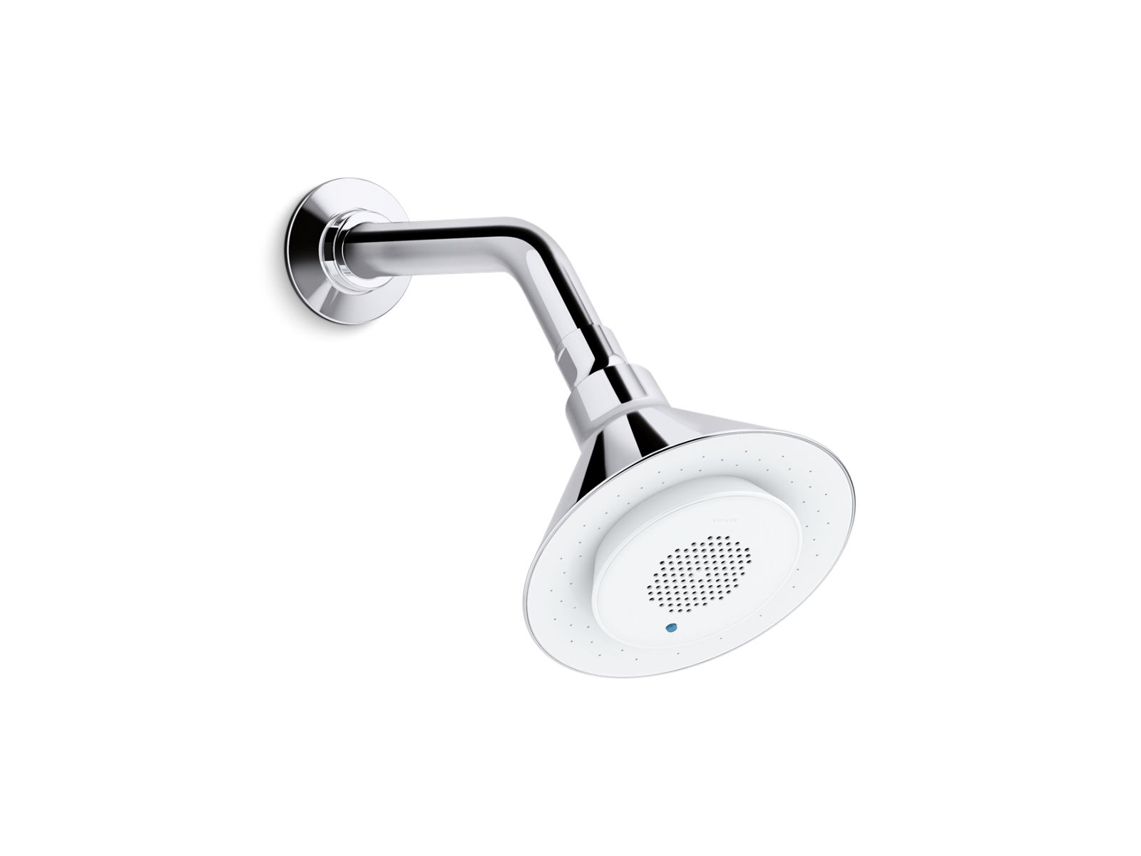 Moxie™ 2.5 gpm single-function showerhead with wireless speaker