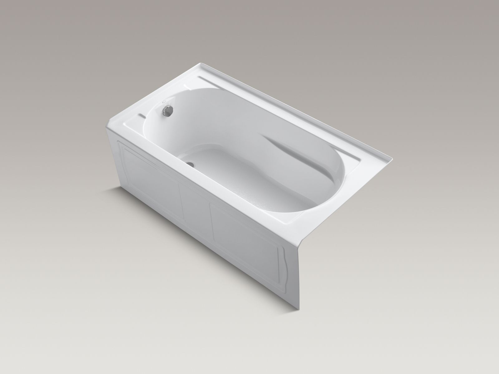 Shown with Clearflo bath drain K-7213-CP, not included.