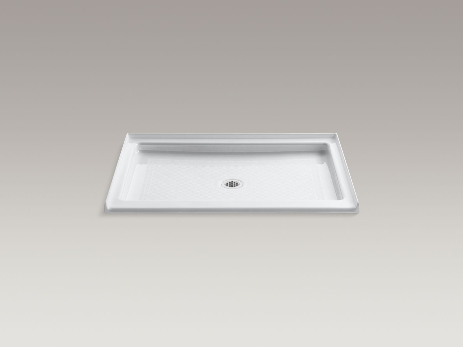 Shown with shower drain K-9132-CP, not included.