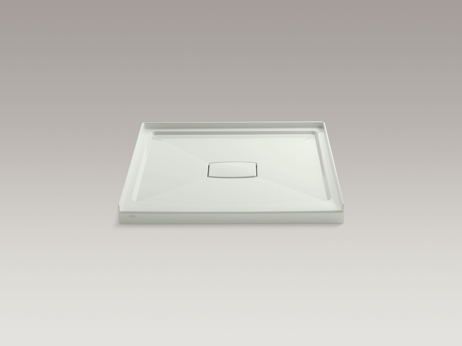 Archer® 42" x 42" single threshold center drain shower base with removable cover