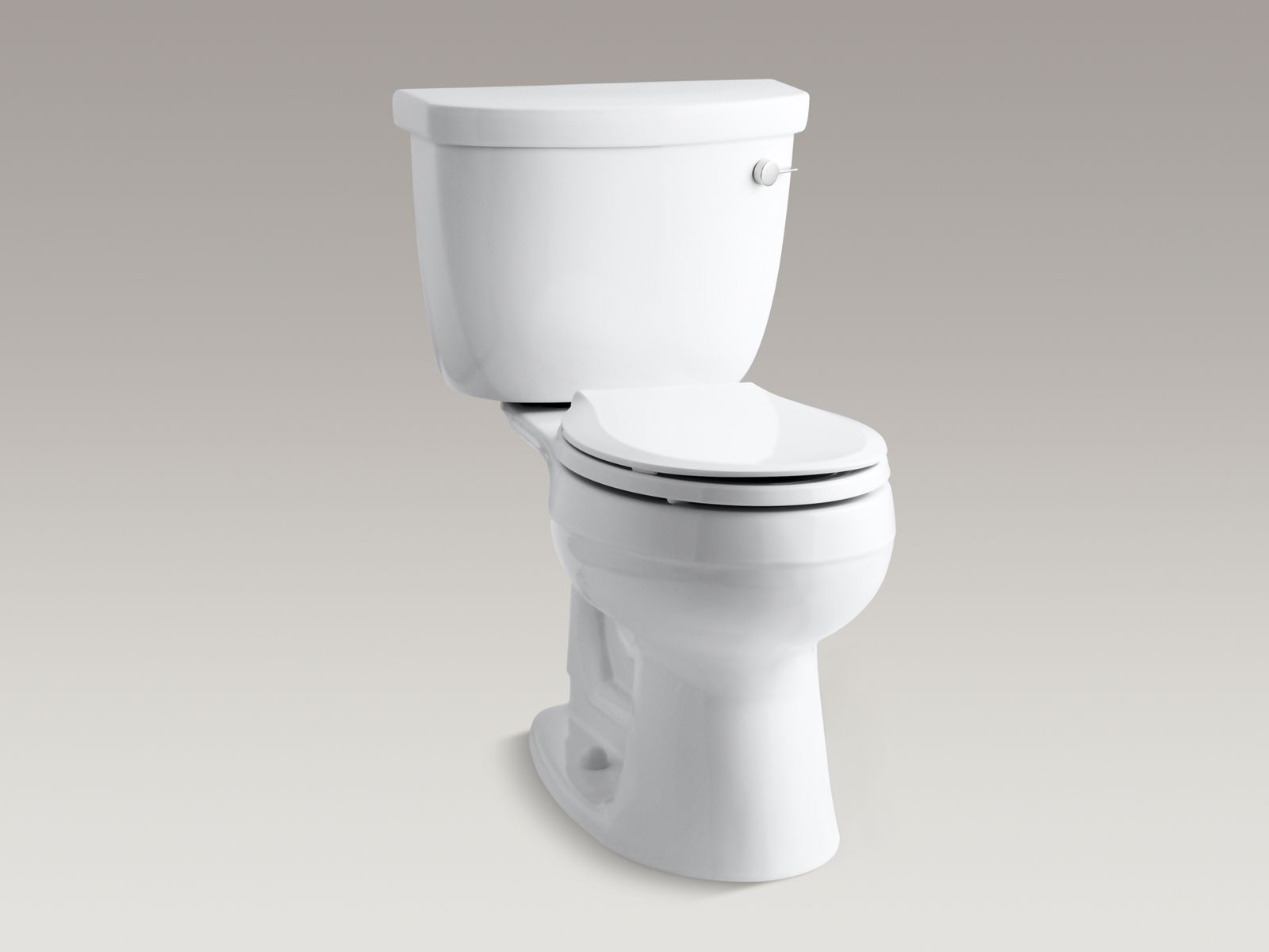 Cimarron® Comfort Height® two-piece round-front 1.6 GPF toilet with right-hand trip lever