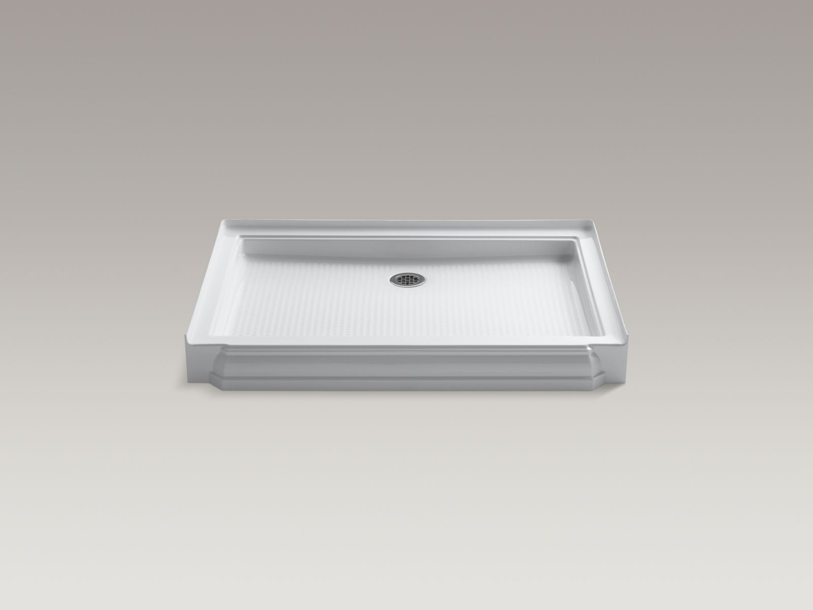 Shown with shower drain K-9132-CP, not included.