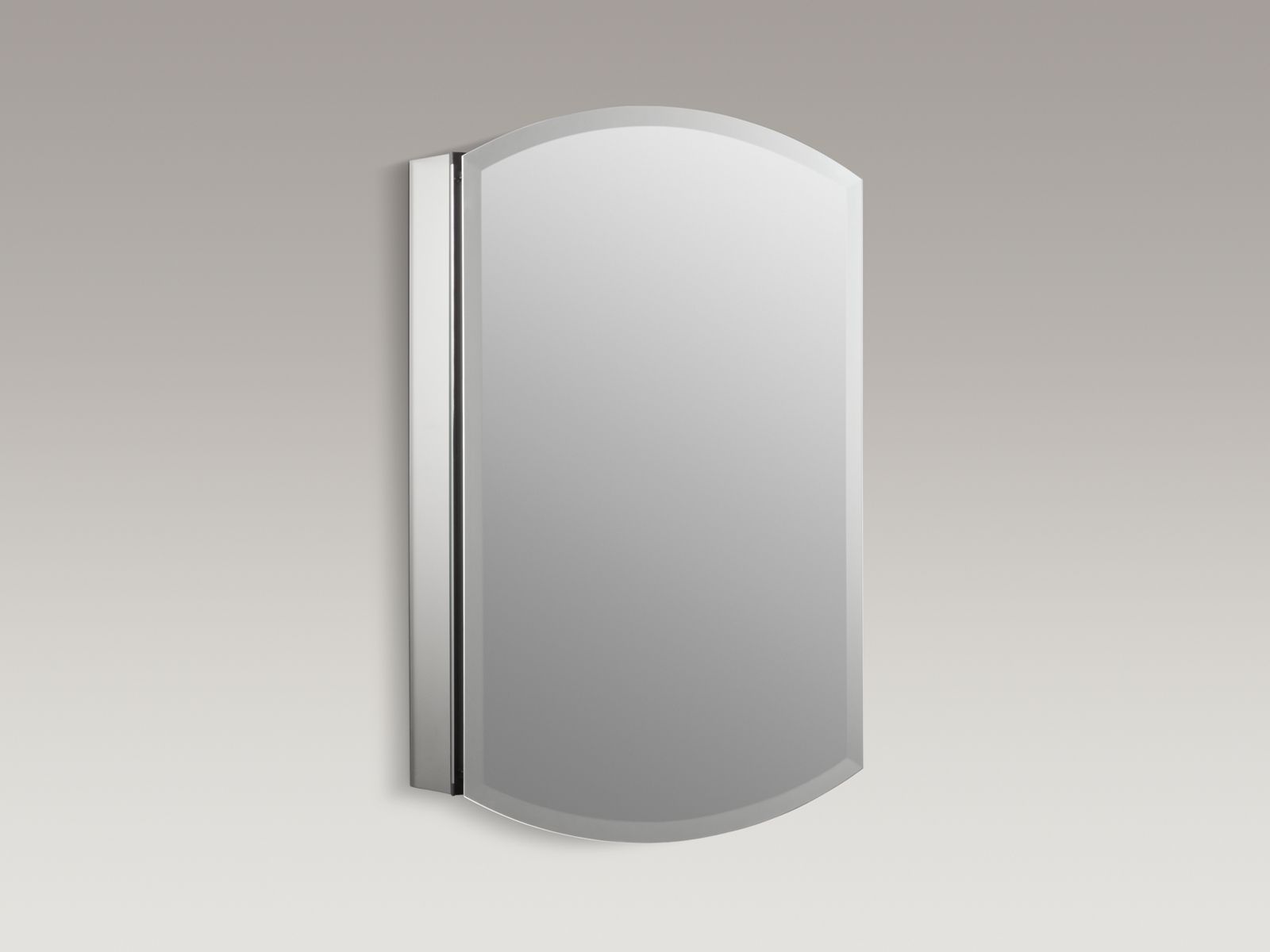 Archer® 20" W x 31" H aluminum single-door medicine cabinet