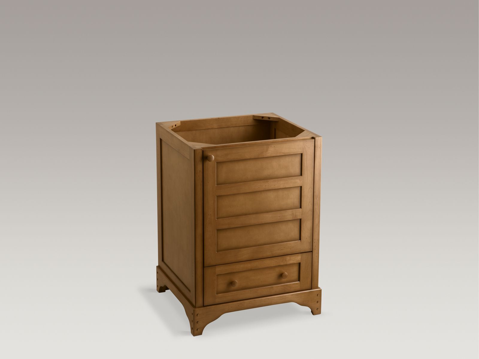 Shown with Iron/Impressions® lavatory K-3048-8-0 and standard pop-up drain, not included.