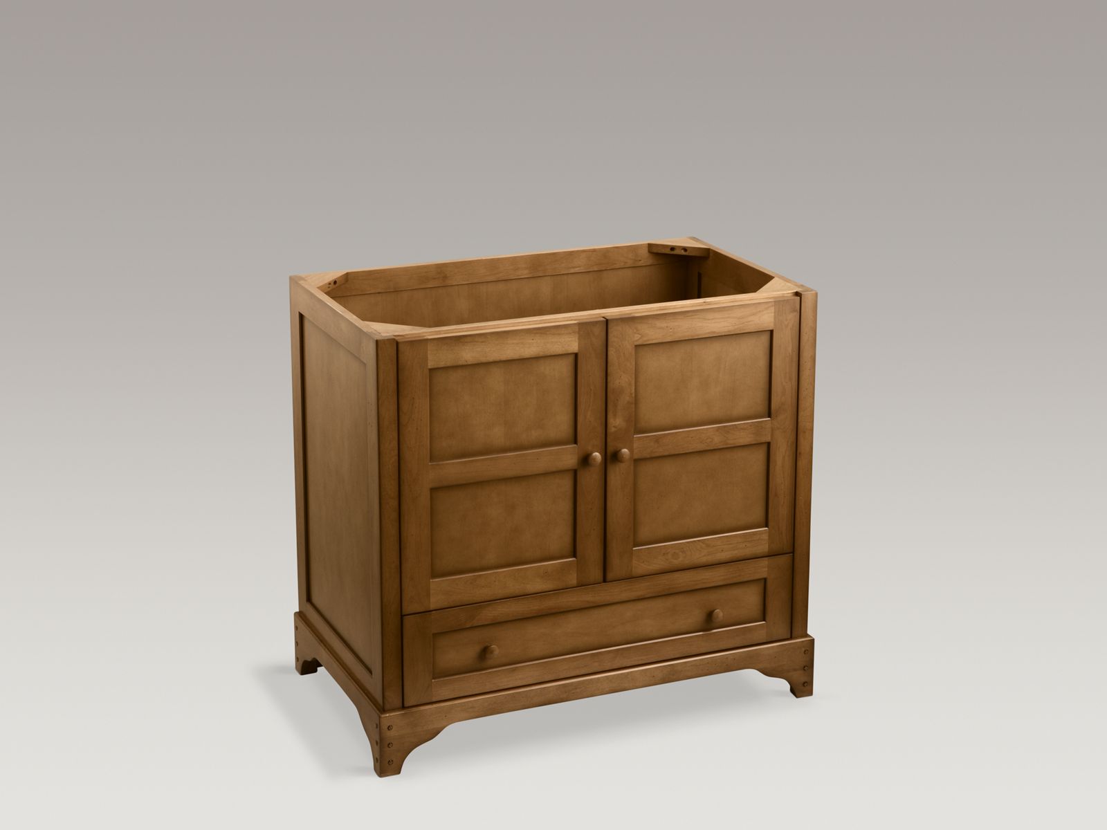 Shown with Iron/Impressions® lavatory K-3051-8-0 and standard pop-up drain, not included.