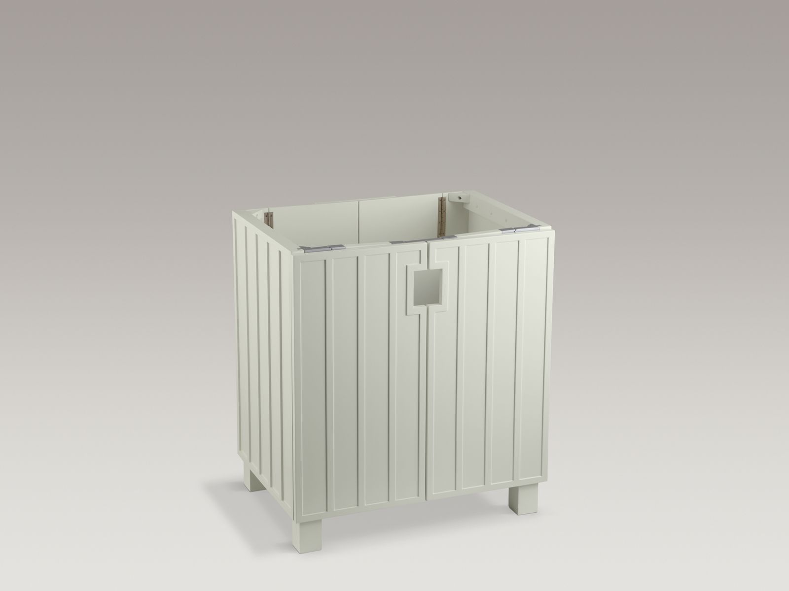 Shown with Iron/Impressions® lavatory K-3049-8-0 and standard pop-up drain, not included.