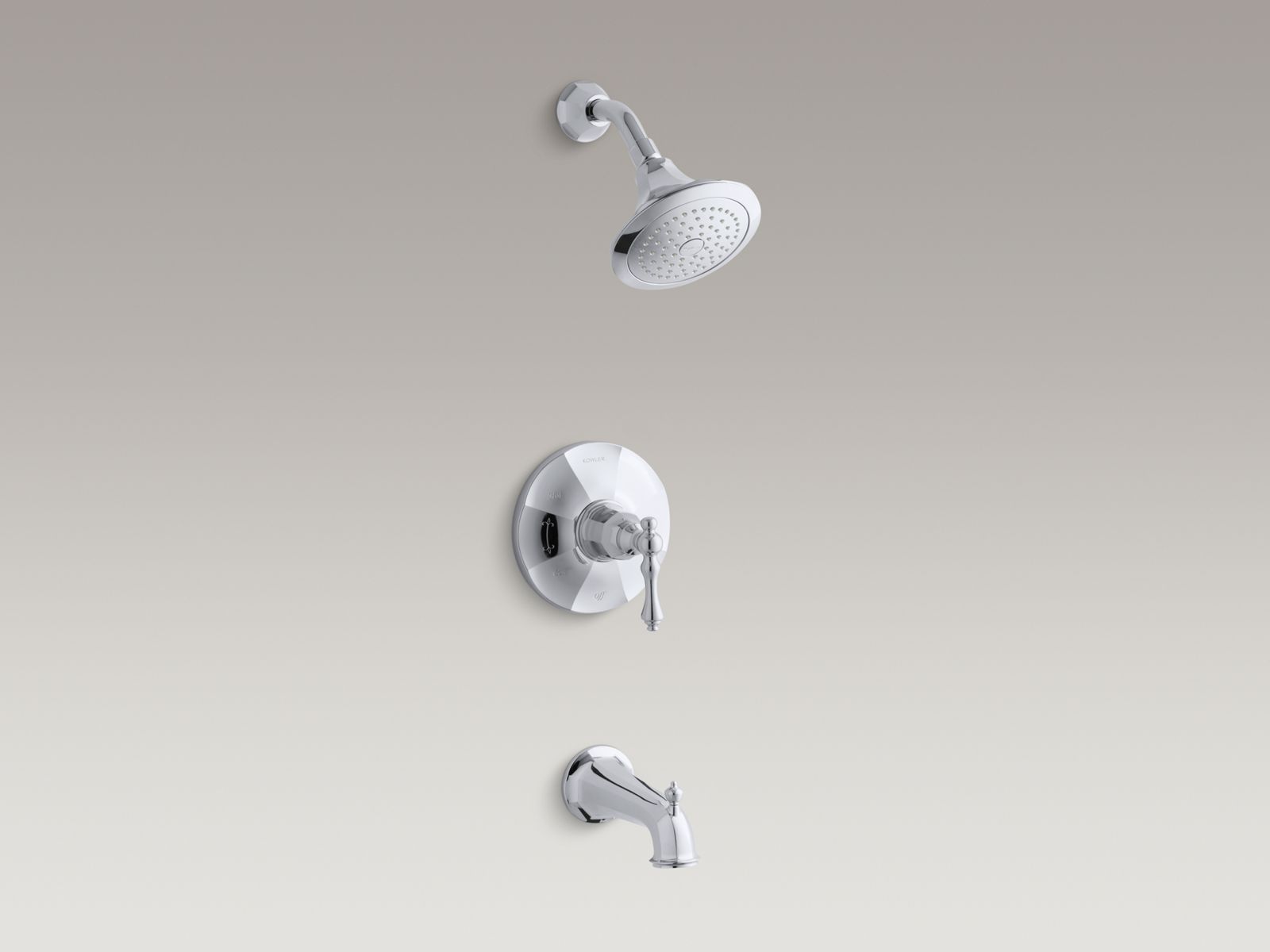 Kelston® Rite-Temp® pressure-balancing bath and shower faucet trim