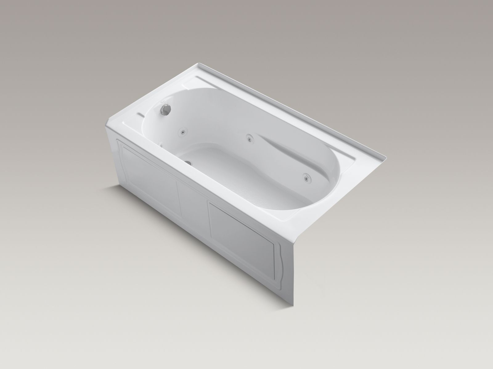 Shown with Clearflo bath drain K-7213-CP, not included.