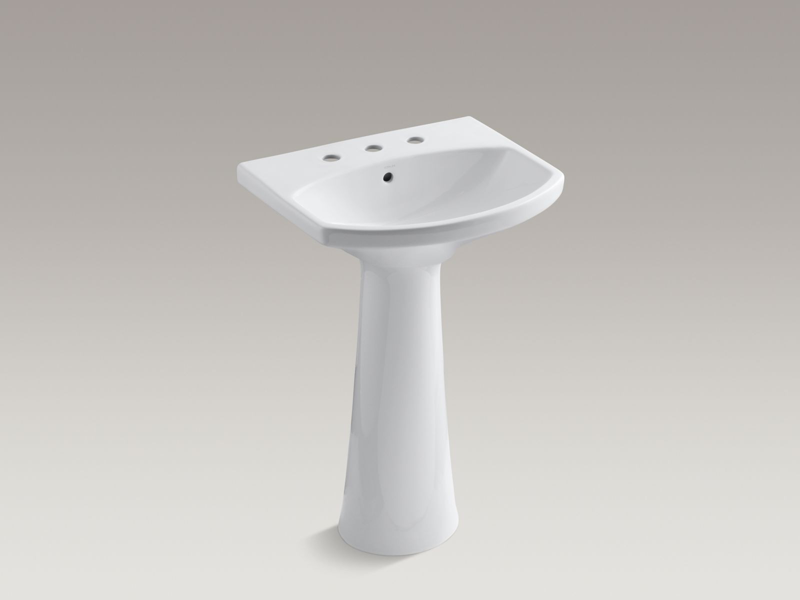 Cimarron® pedestal bathroom sink with 8