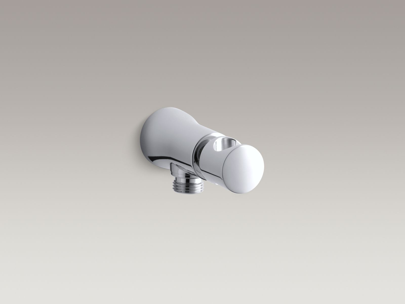 Toobi™ wall-mount handshower holder and supply elbow