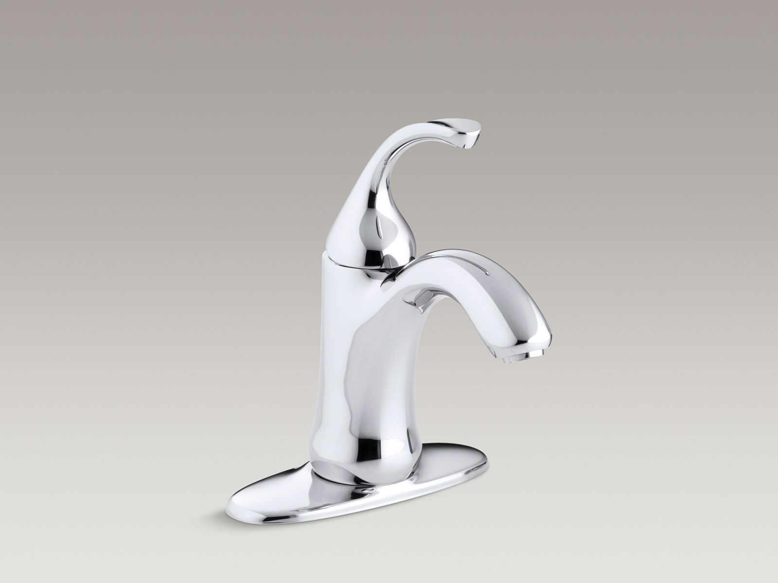 Forté® single-hole bathroom sink faucet with sculpted lever handle