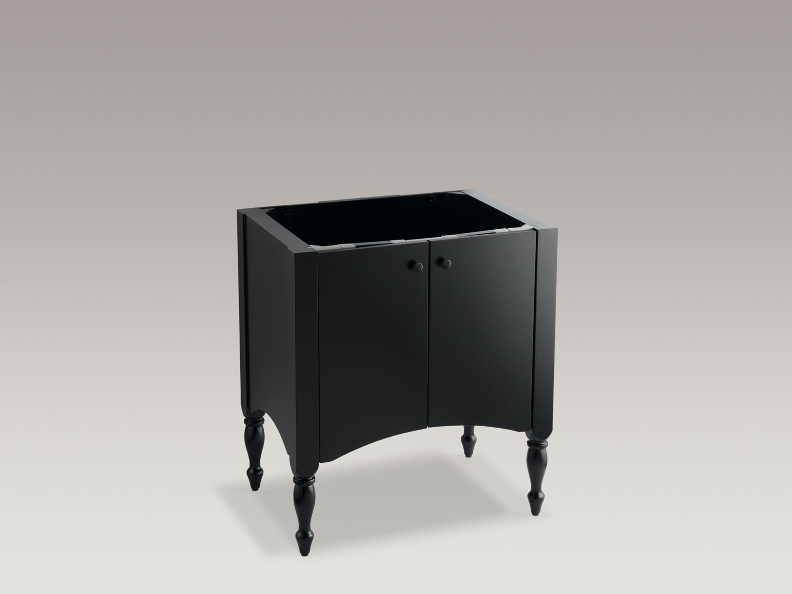 Shown with Iron/Impressions® lavatory K-3049-8-0 and standard pop-up drain, not included.