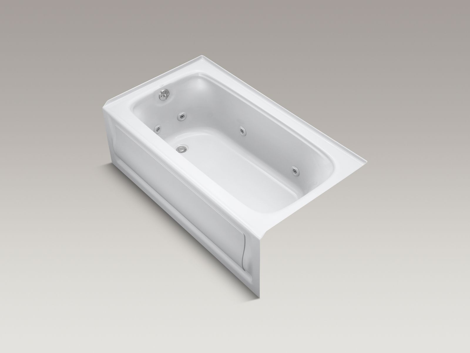 Shown with Swiftflo™ bath drain K-11677-CP, not included.