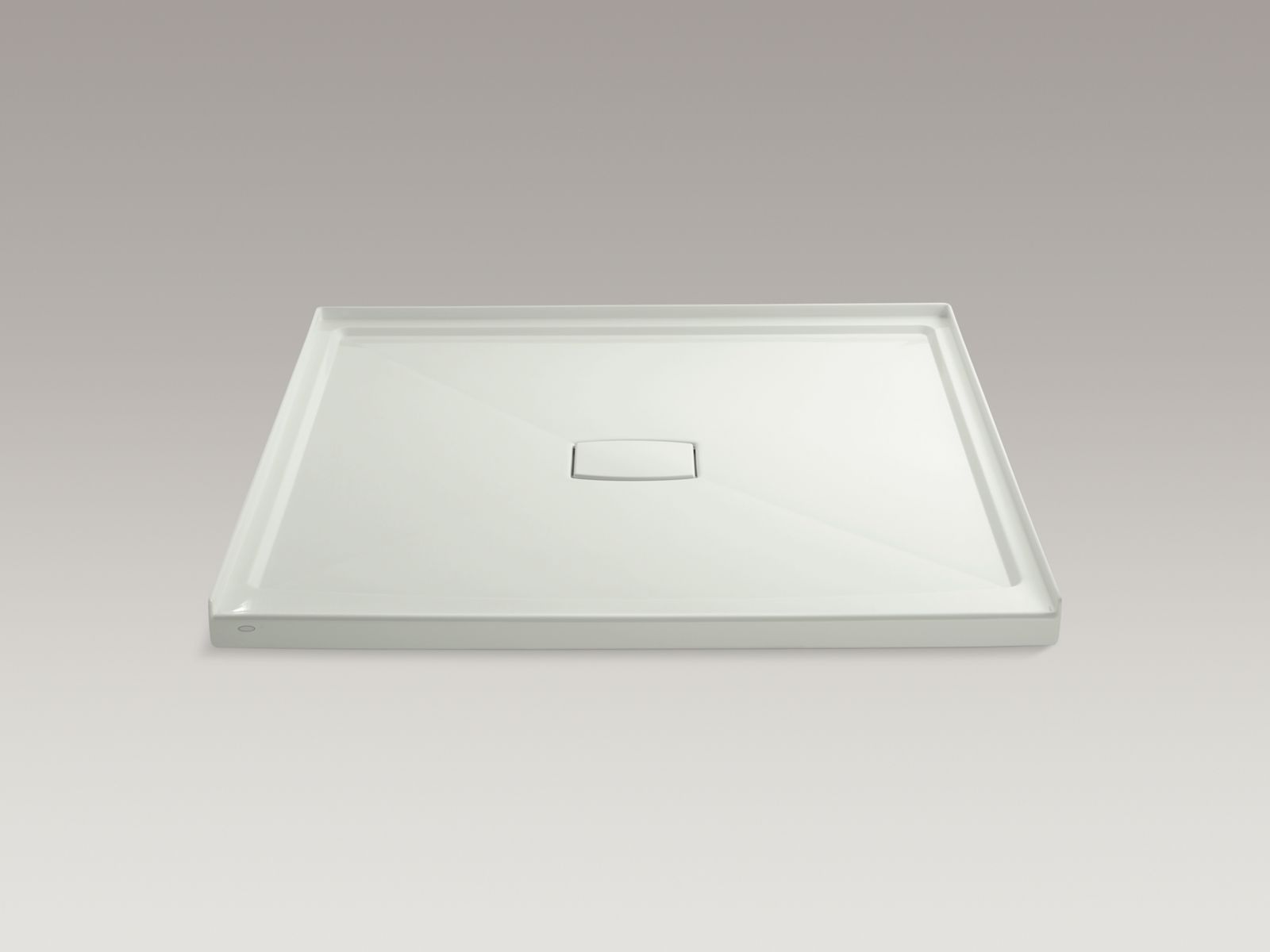 Archer® 60" x 60" single threshold center drain shower base with removable cover