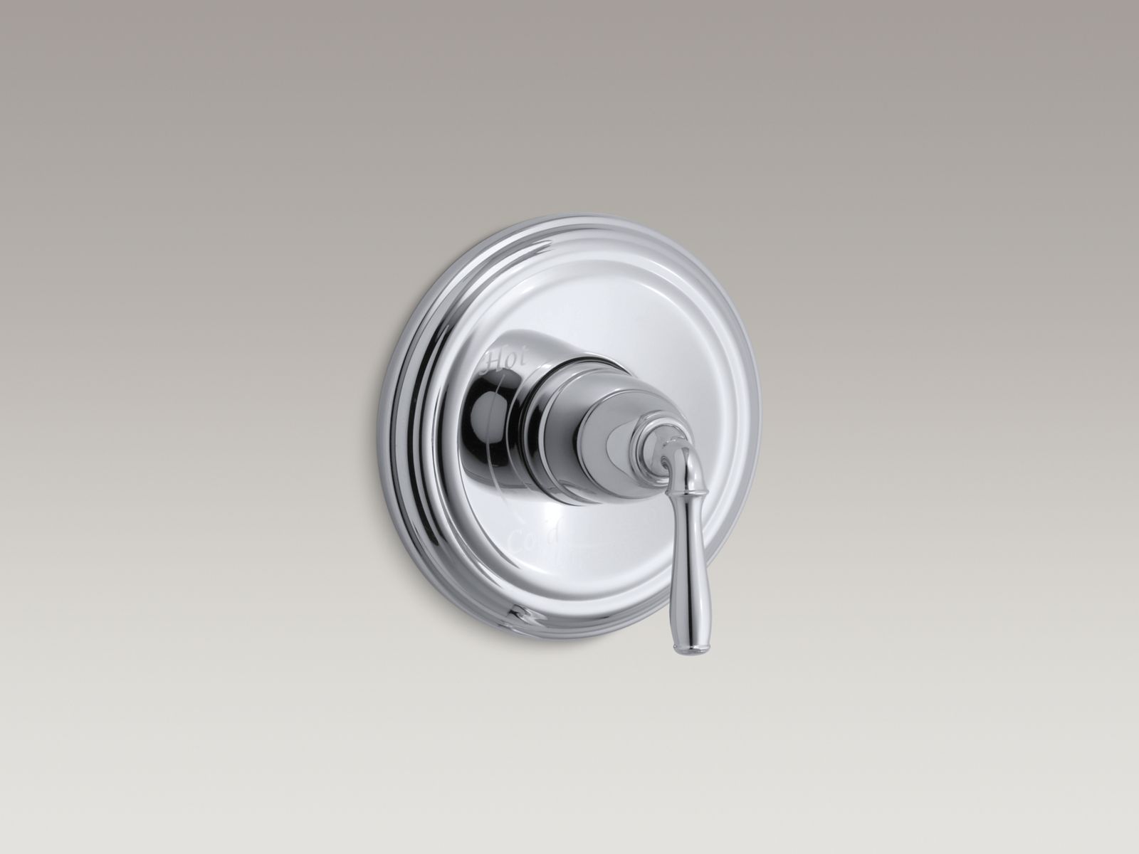 Devonshire® valve trim for Rite-Temp® pressure-balancing valve with lever handle, requires valve