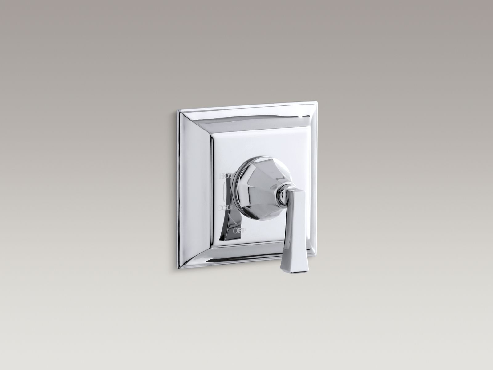 Memoirs® stately valve trim with deco lever handle for Rite-Temp® pressure-balancing valve, requires valve