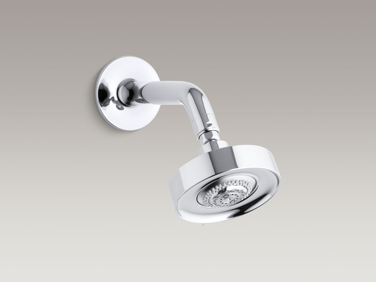 Purist® wall-mounted multi-function showerhead with arm and flange