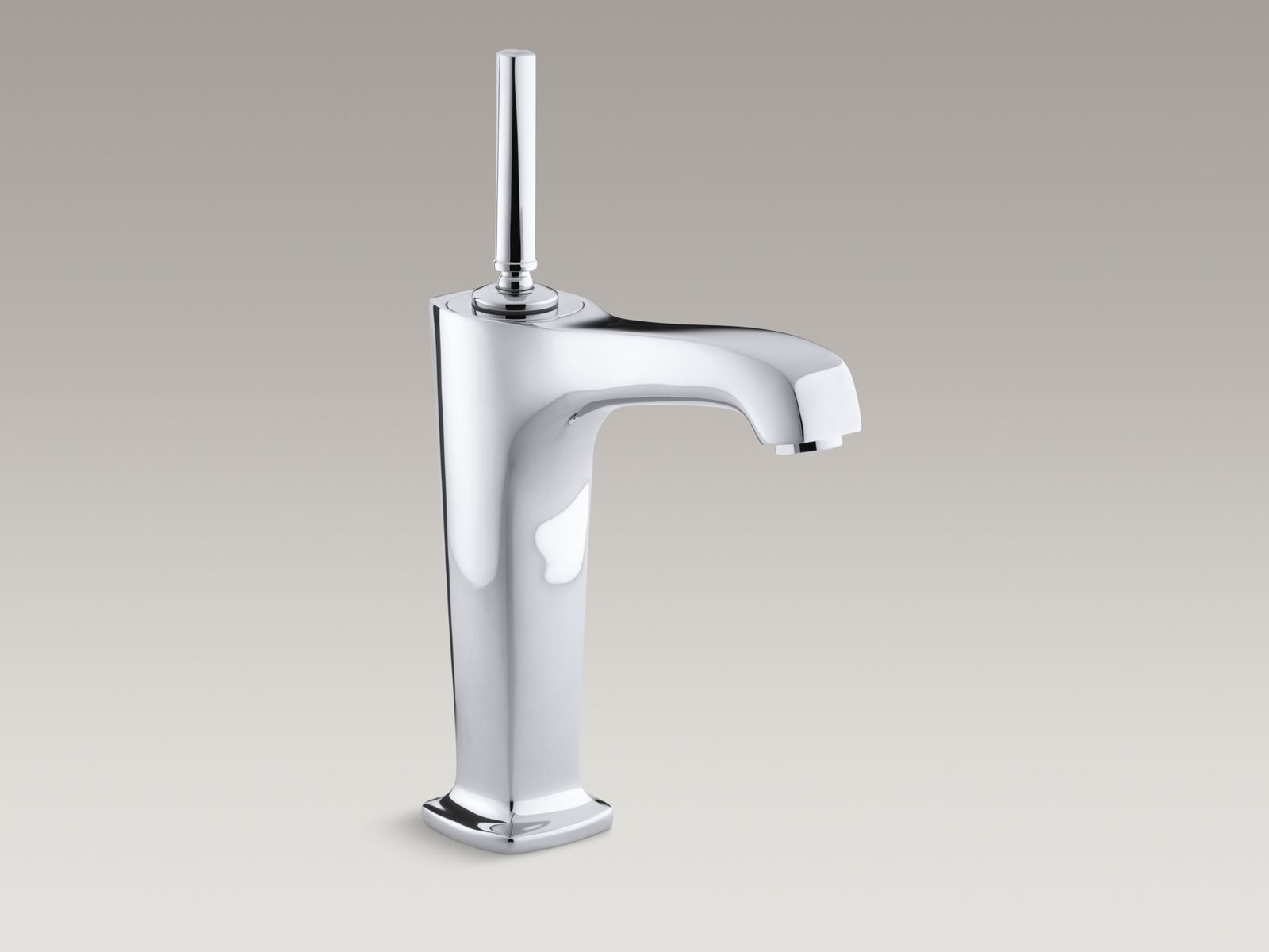 Margaux® Tall single-hole bathroom sink faucet with lever handles and  6-3/8