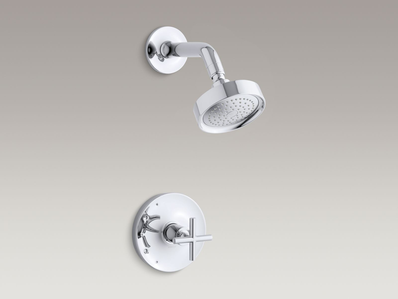 Purist® Rite-Temp® pressure-balancing shower faucet trim, valve not included