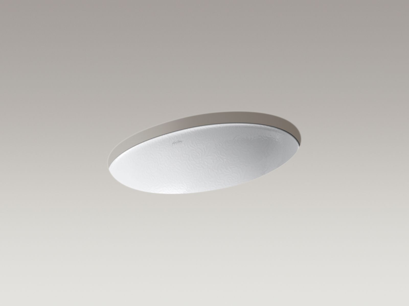 Garland™ design on Vintage® under-mount bathroom sink