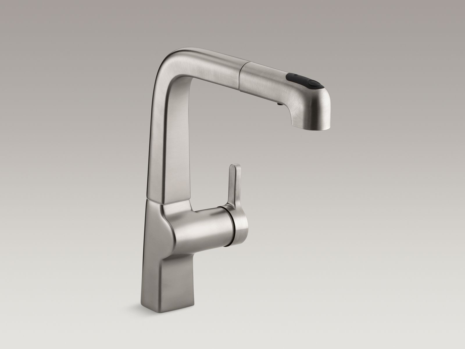 Evoke® single-hole kitchen sink faucet with 9