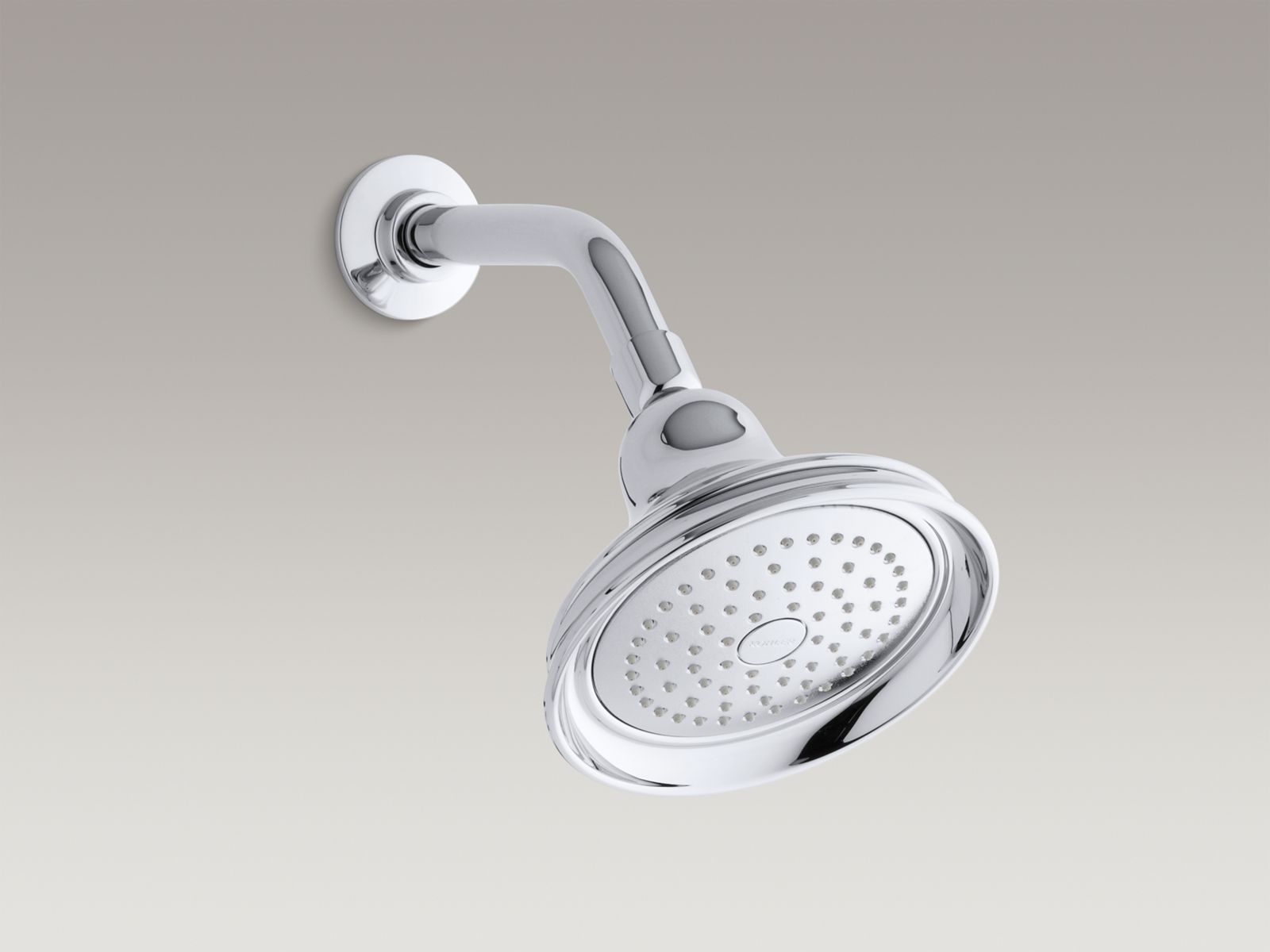 Bancroft® wall-mounted single-function showerhead