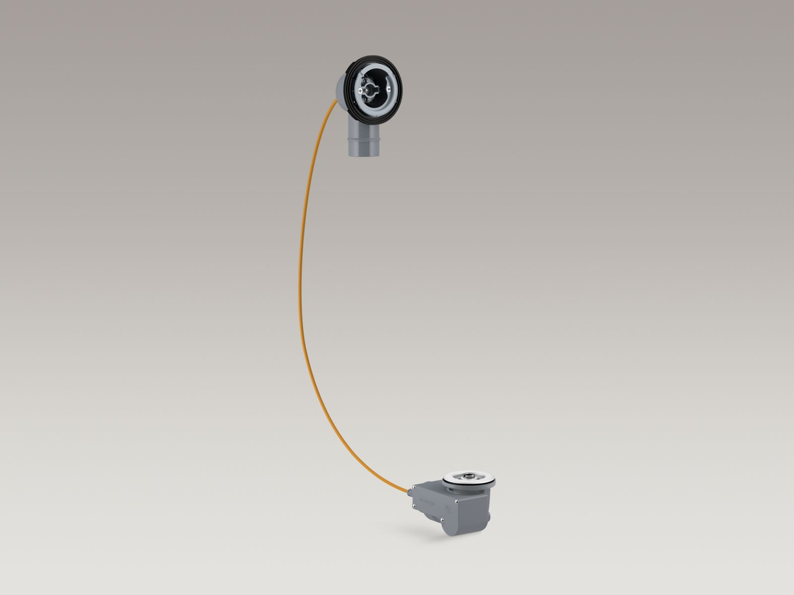 PureFlo™ rough-in cable bath drain, PVC, 45" cable, without tubing