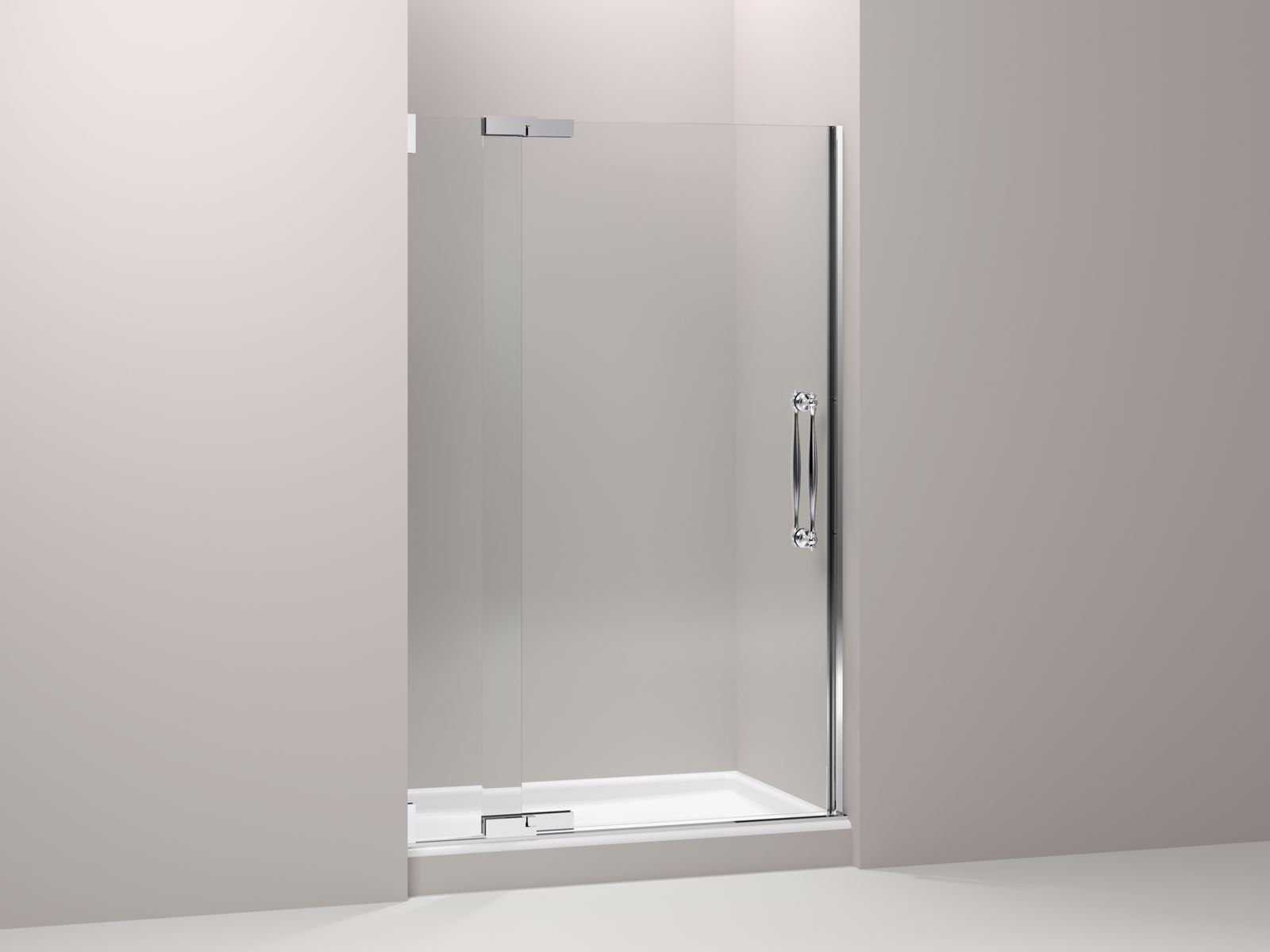 Shown with Purist® shower base K-9026-0, not included.