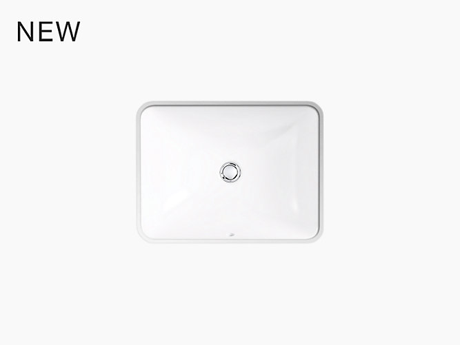 K 20000 Caxton® rectangular under mount bathroom sink with overflow K 20000 Caxton® rectangular under mount bathroom sink with overflow