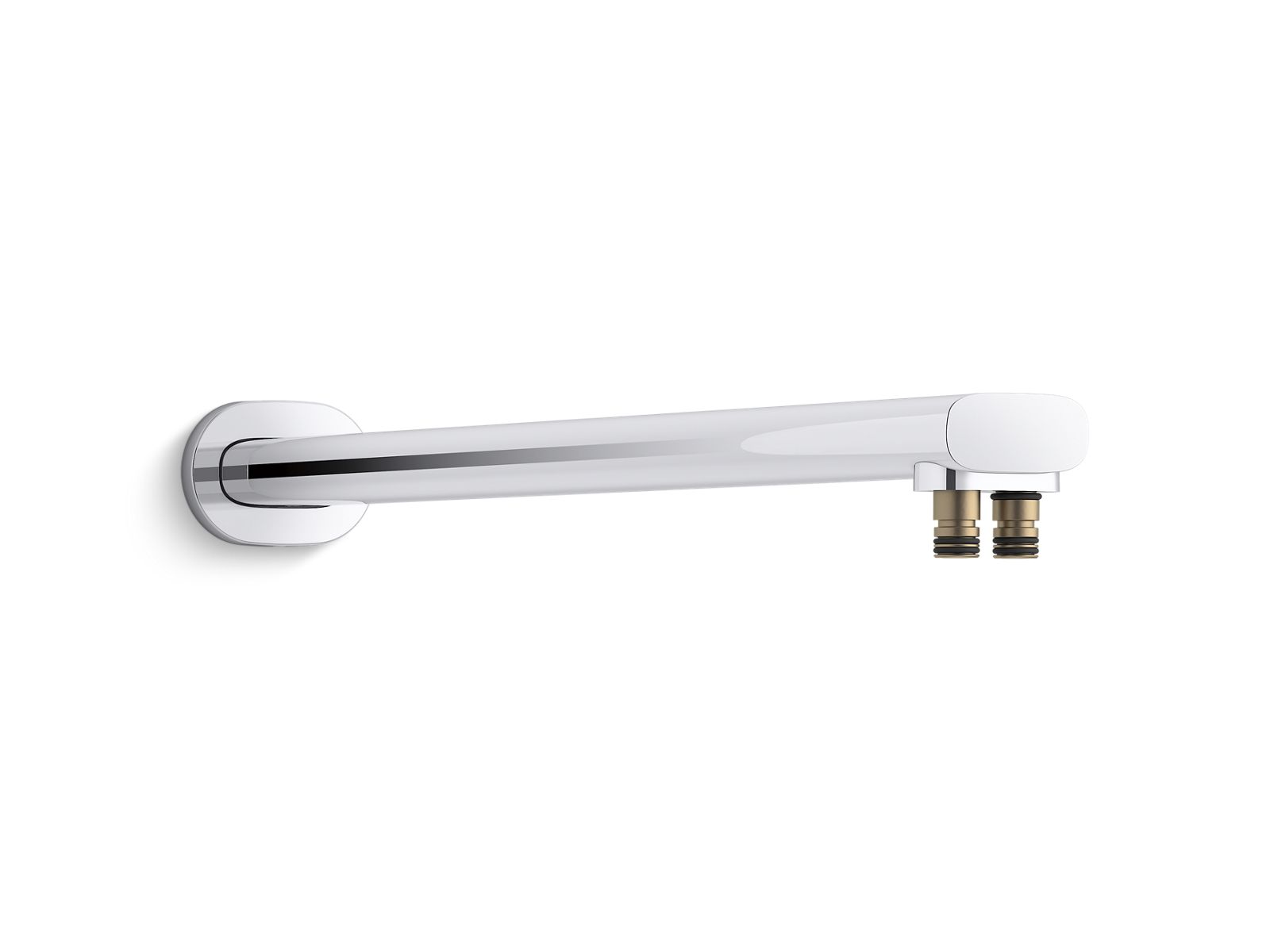 Statement™ 483 mm wall-mount two-function rainhead arm and flange 