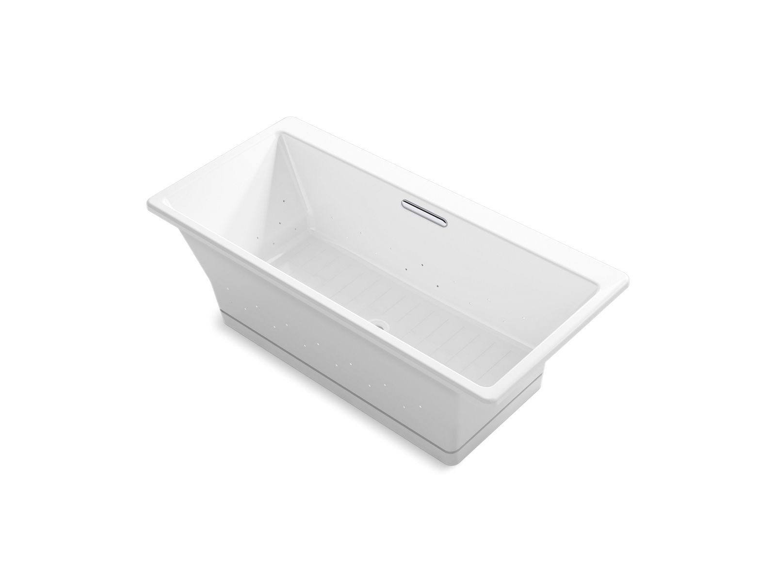 Rêve™ 1.7m freestanding cast iron bath | 16497T | KOHLER