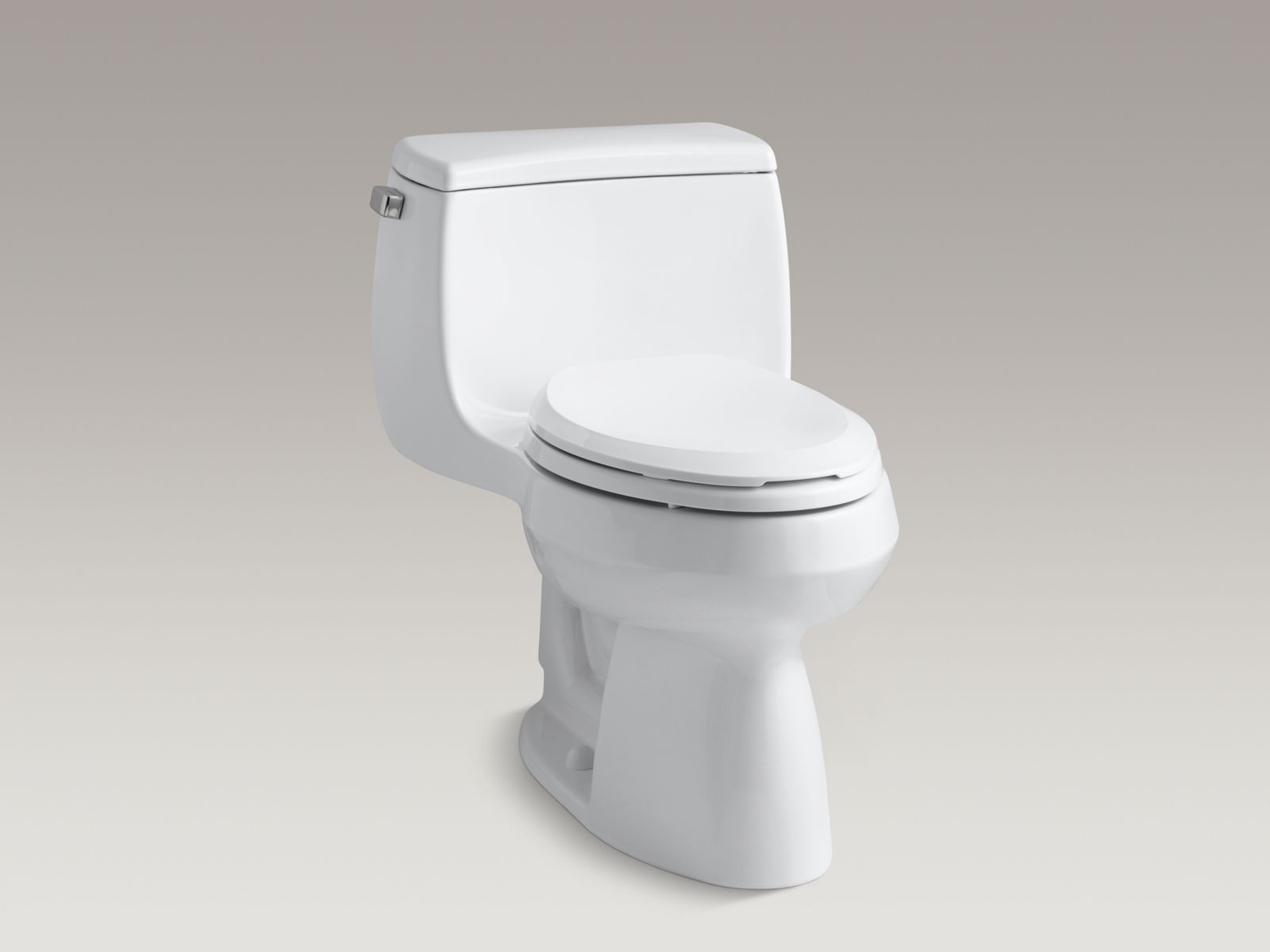 Gabrielle™ Comfort Height® one-piece elongated 1.28 GPF toilet with Class Five® flush system and left-hand trip lever
