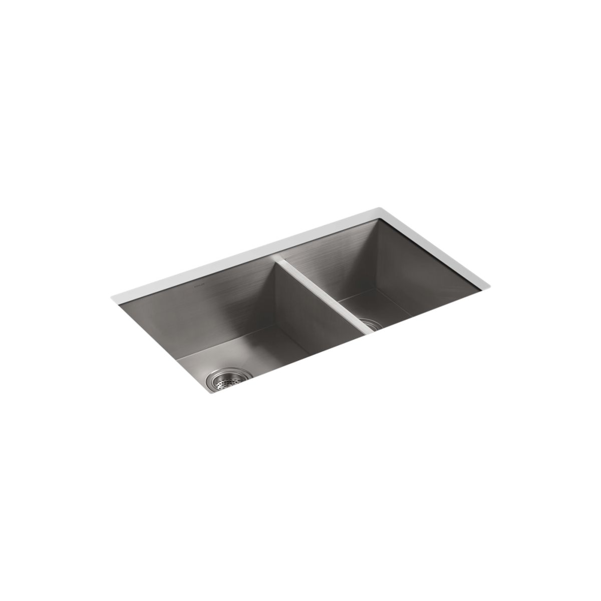 Kohler K-3944-1-NA Vault 36 Double Basin Top-Mount