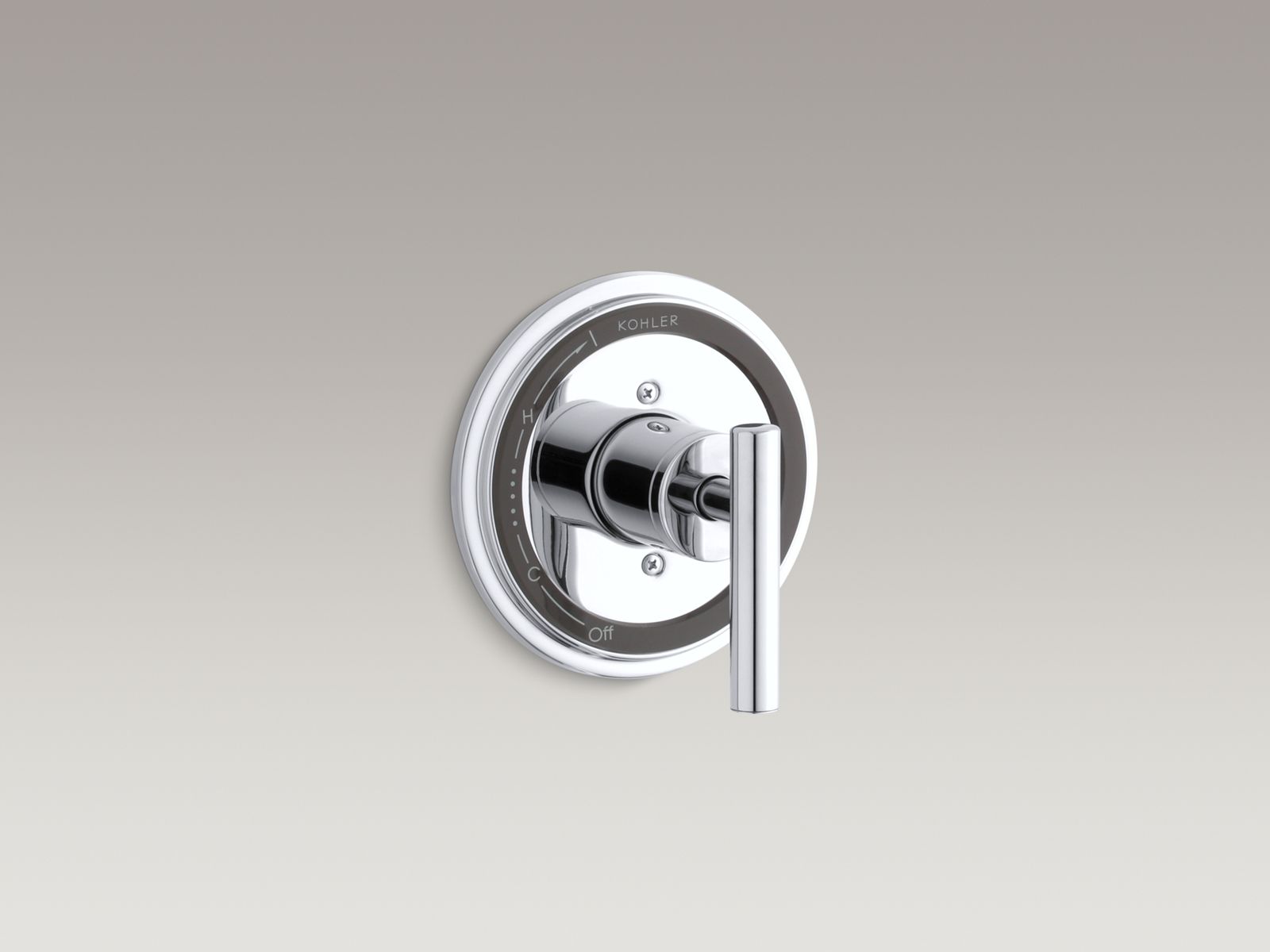 Taboret® valve trim with lever handle for Rite-Temp® pressure-balancing valve, requires valve