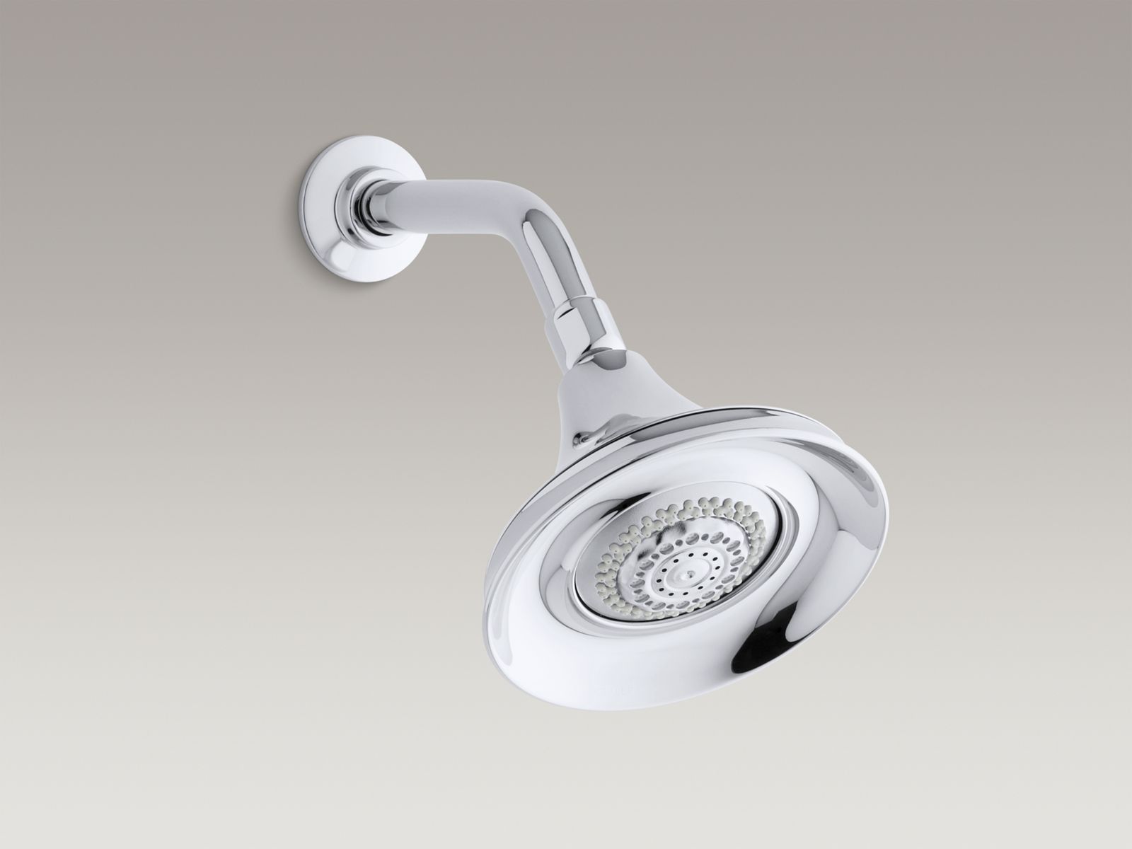 Forté® 1.75 gpm multi-function wall-mount showerhead with MasterClean™ spray nozzle