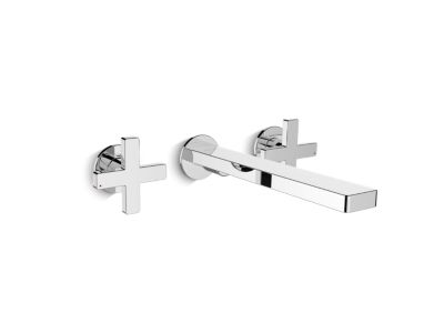 2H WALL MOUNT LAV FCT-CROSS | 73067T-3 | KOHLER