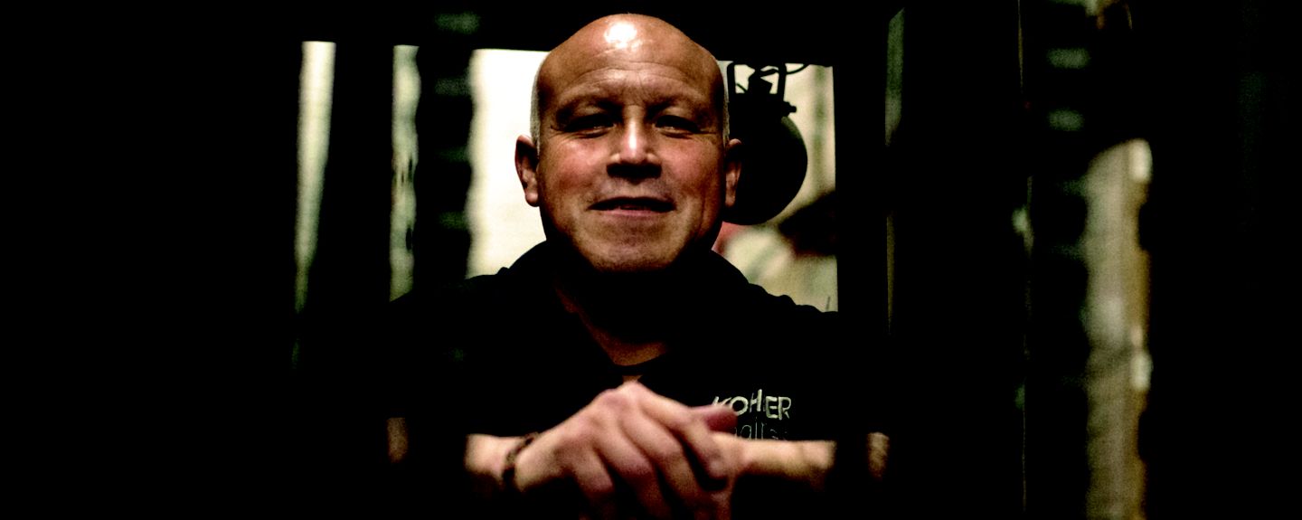 Alex Ramirez, warehouse supervisor for all Kohler Co. engine facilities in Latin America, looks into the camera