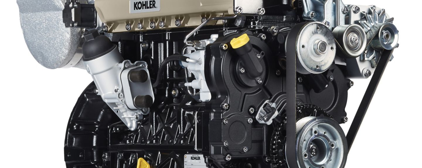 A KOHLER generator with a white background