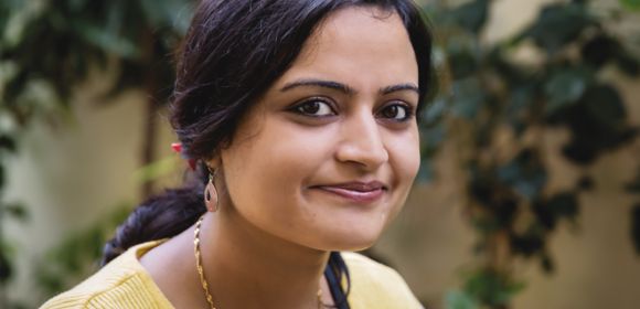 Shubhika Rana, HR deputy manager for Kohler India, looks at the camera and smiles
