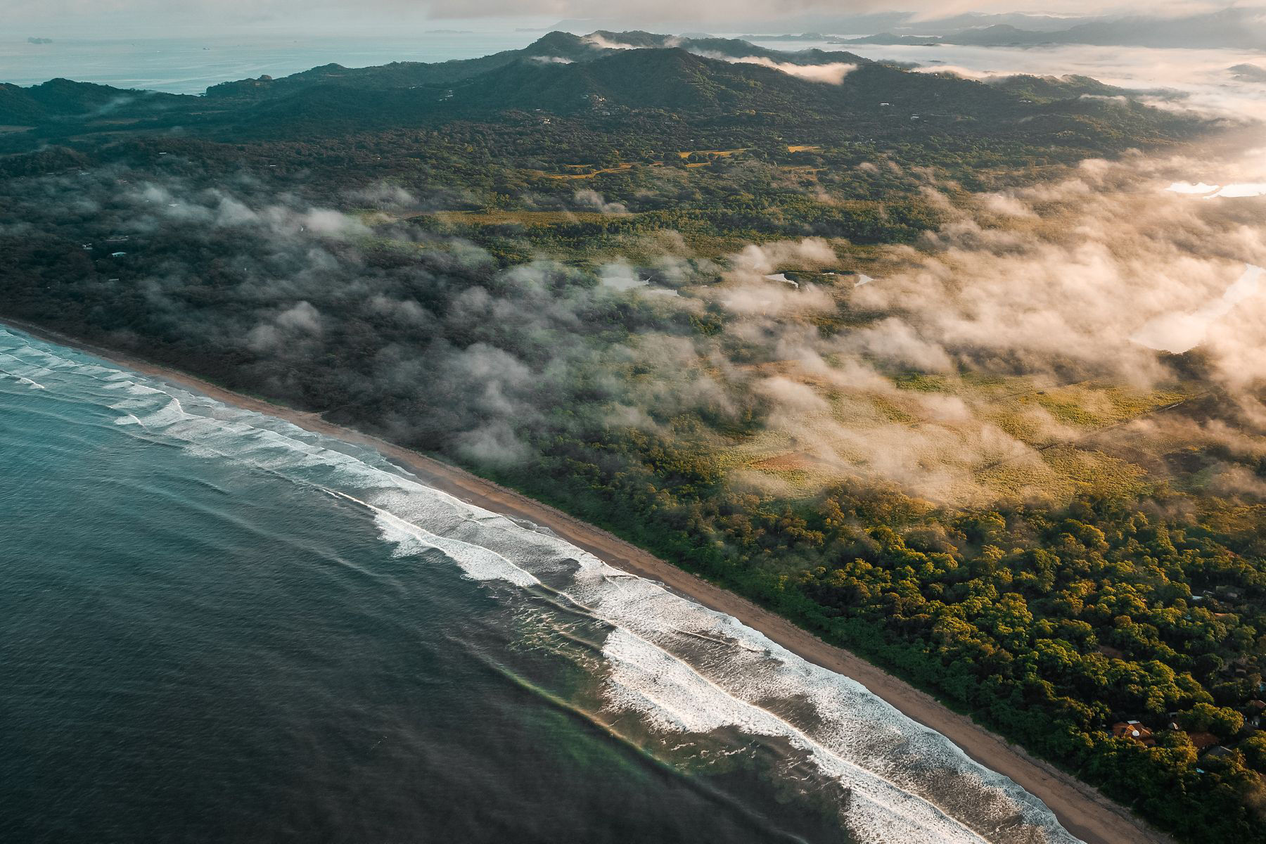 Tamarindo Park coast in Costa Rica