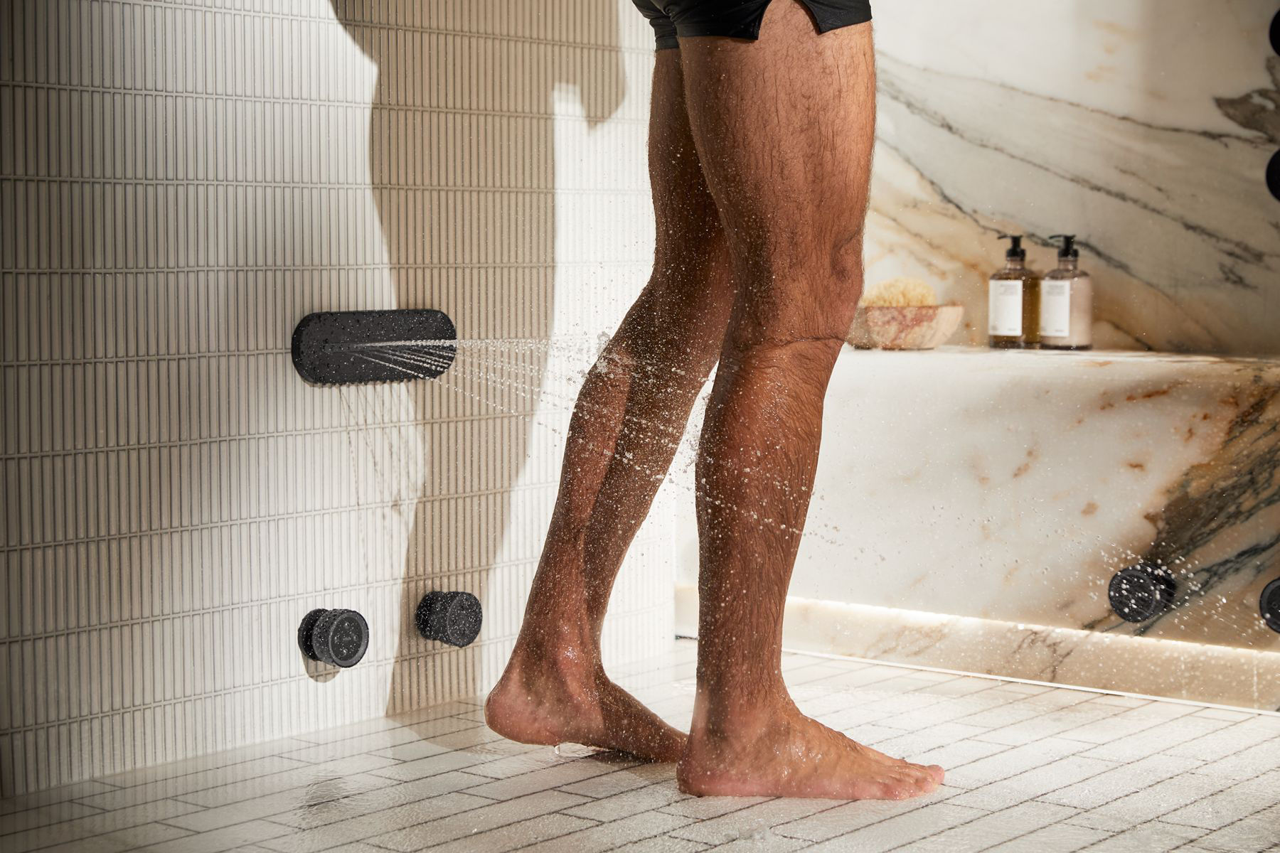 KOHLER Anthem+ has up to 12 water and steam outlets