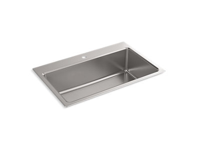 Prologue® 33" x 22" x 9" top-mount/undermount single-bowl kitchen sink