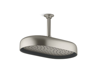 Statement&trade; Oblong 12" 2.5 gpm rainhead with Katalyst® air-induction technology