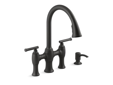 Oresund™ Pull-down bridge kitchen sink faucet