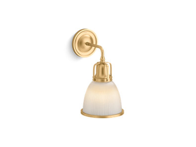 Hauksbee® One-light bell sconce