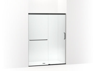 Elate&trade; Sliding shower door, 70-1/2" H x 50-1/4 - 53-5/8" W, with 1/4" thick Crystal Clear glass