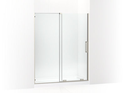 Echelon® Sliding shower door, 71-3/4" H x 55-3/4 - 59-3/4" W, with 5/16" thick Crystal Clear glass