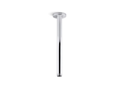Statement&trade; 12" ceiling-mount single-function rainhead arm and flange